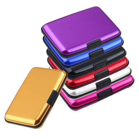 aluminium rfid blocking credit card holder|rfid credit card holder wallet.